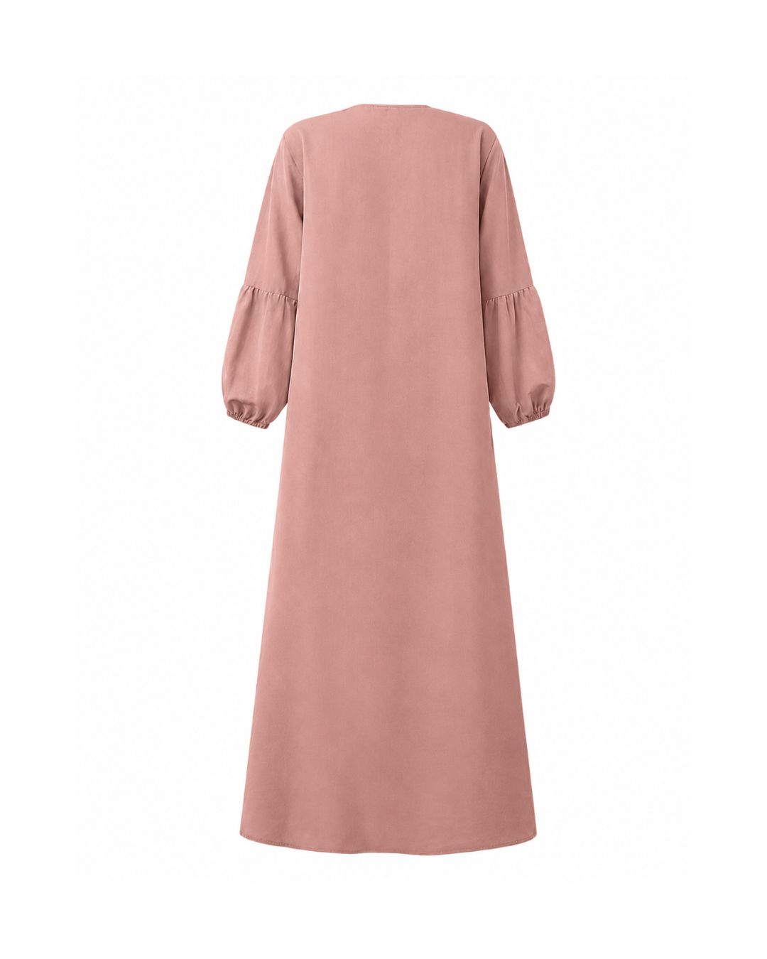 Vestido Bordado de Mangas Balão