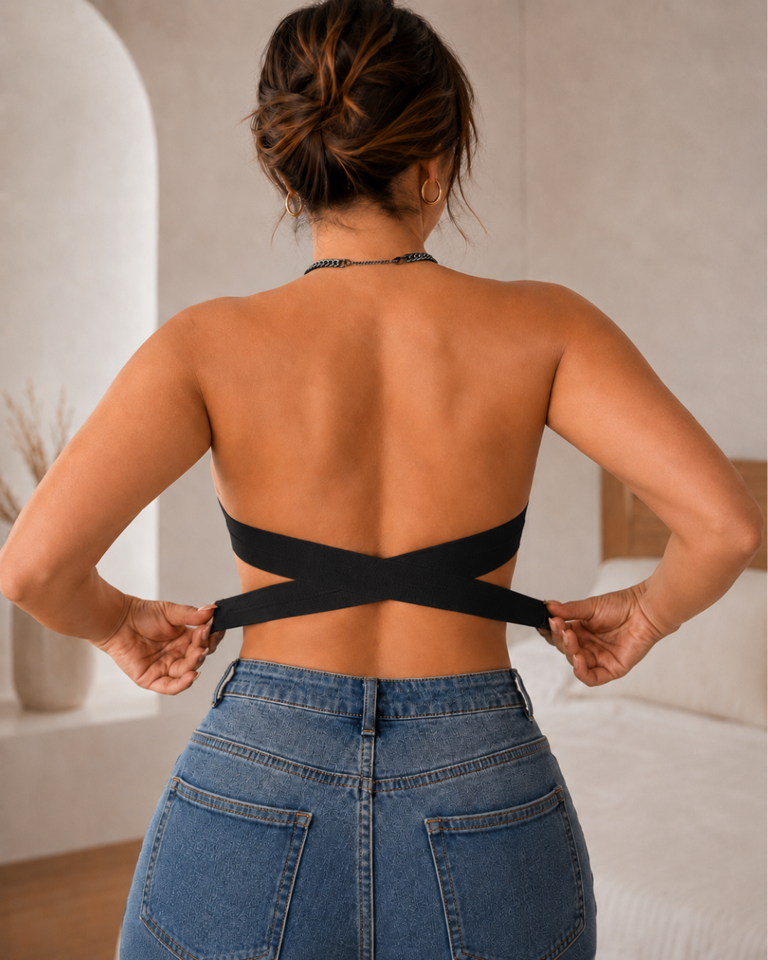Soutien Bandeau sem Aros com Costas Cruzadas (EM PROMOÇÃO 2X1)