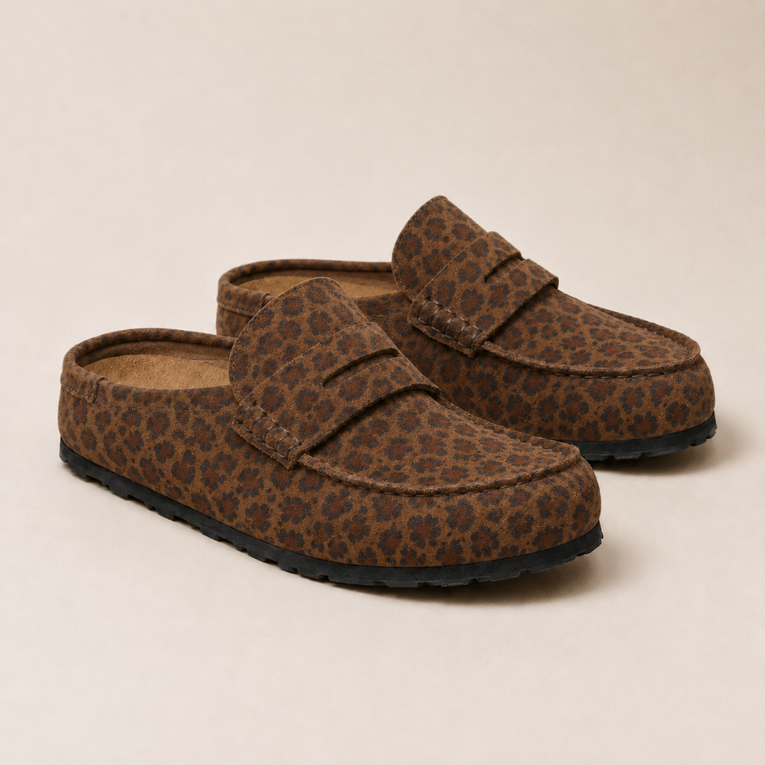 Mocassins em Camurça sem Calcanhar