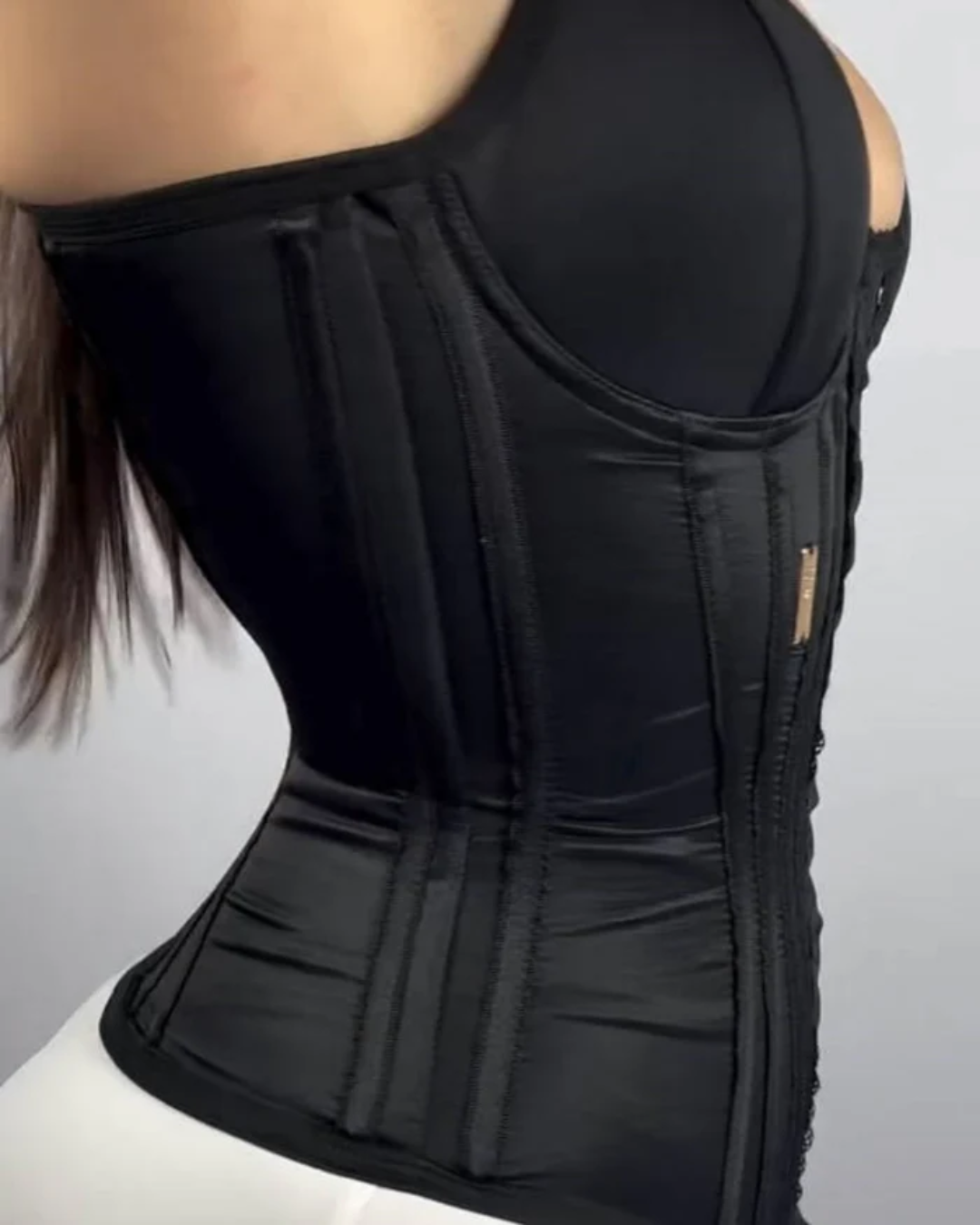 Cinta colombiana estilo espartilho com reforço para maior controlo abdominal
