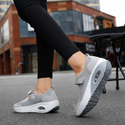 Sapatos de Senhora Confortáveis Antiderrapantes e com Fecho de Velcro