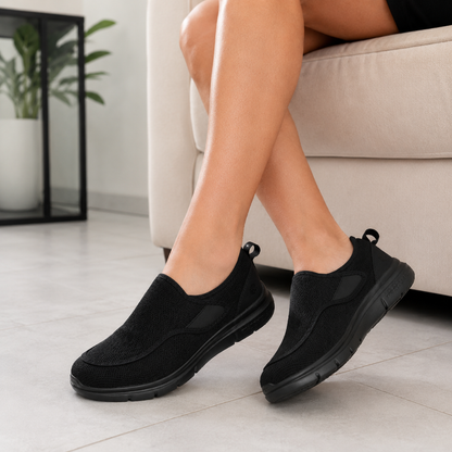 Sapatilhas Unissexo para Diabéticos Slip-On Transpiráveis para Pés Inchados