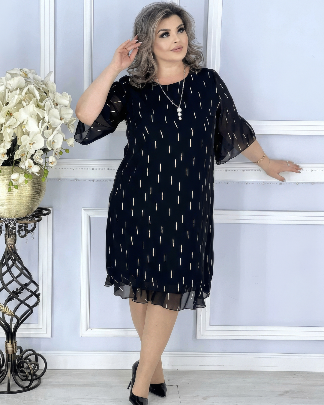Vestido curto elegante