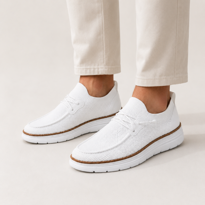 Sapatos Casuais em Malha com Atacadores