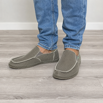 Mocassins Casuais de Lona com Calce Fácil