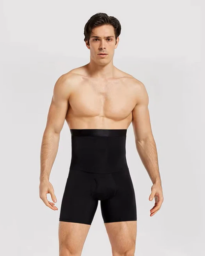 Roupa interior abdominal de dupla camada e cintura alta