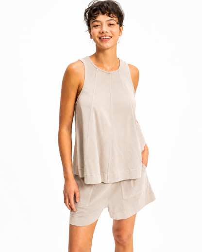 Conjunto Casual de Camisola e Calções