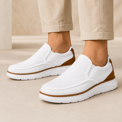 Mocassins Casuais de Malha para Homem