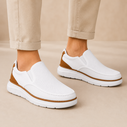 Mocassins Casuais de Malha para Homem