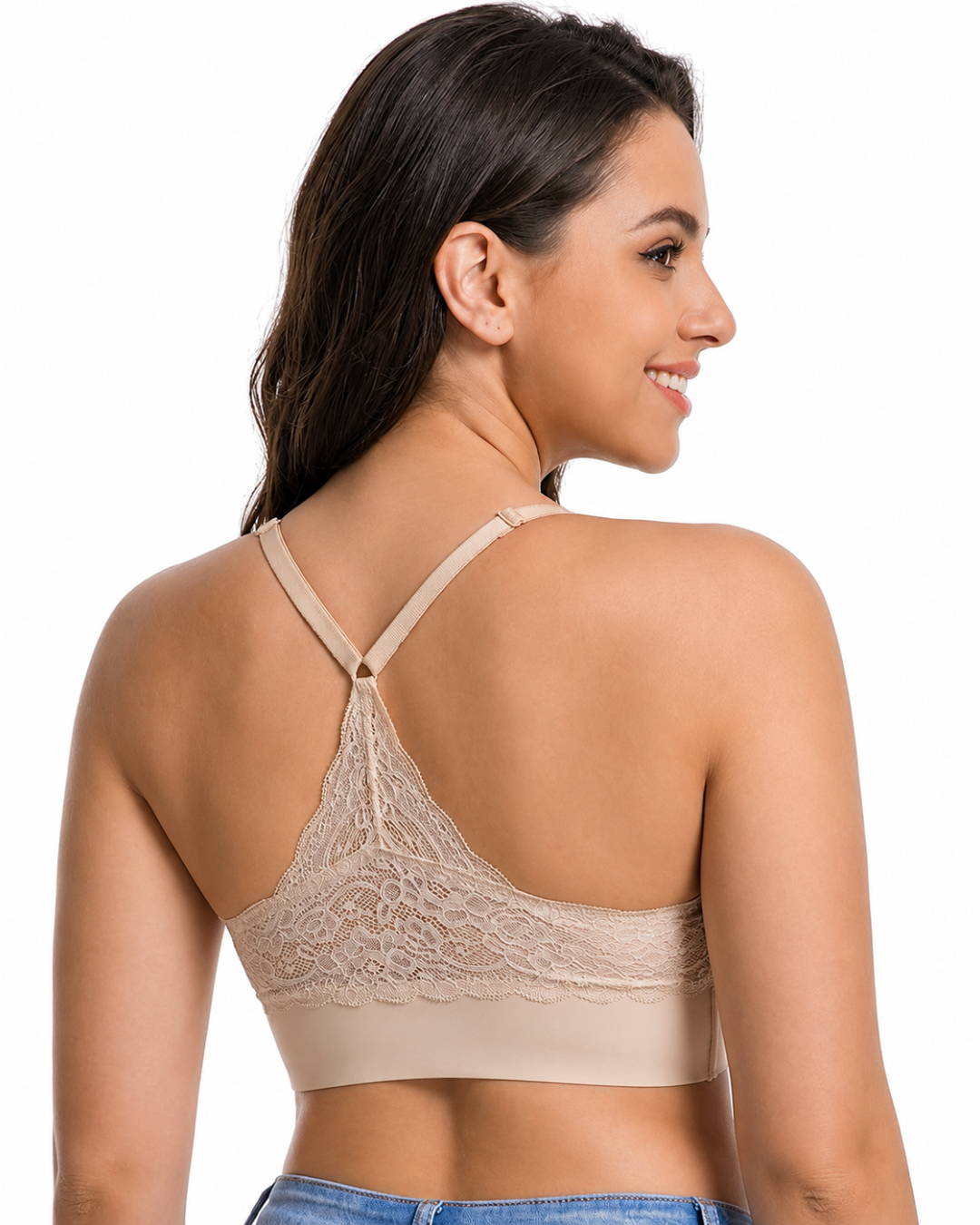 Sutiã com Suporte de Gel e Detalhe de Renda nas Costas (OFERTA 2X1)