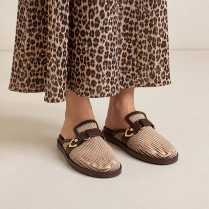 Mules de Rede com Fivela Metálica