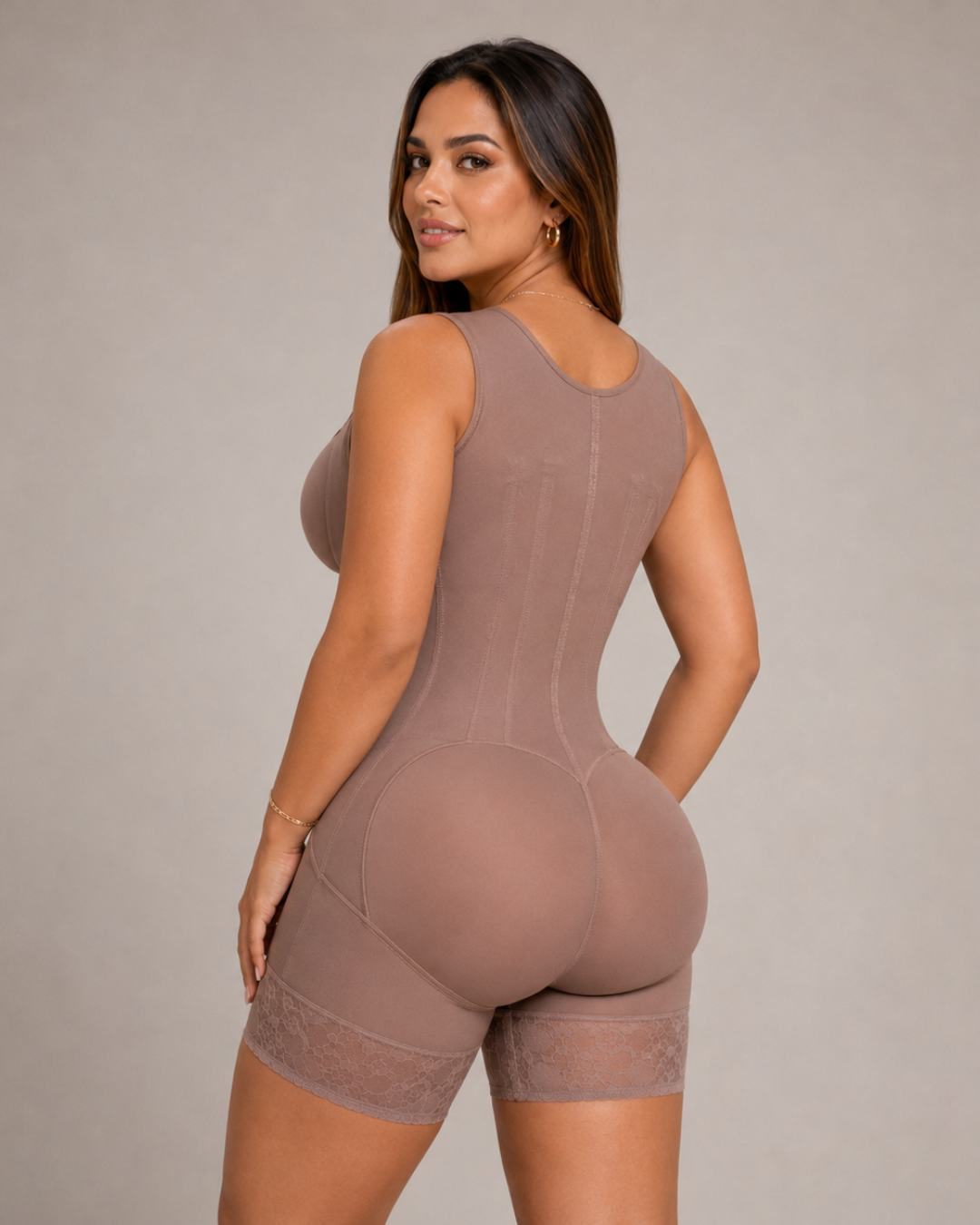 Modelador de Corpo com Efeito Adelgaçante e Design de Espartilho