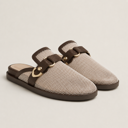 Mules de Rede com Fivela Metálica