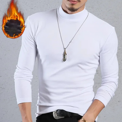Jersey com Interior Térmico de Algodão Elástico para Homem