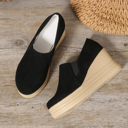 Sapatos de Cunha Confortáveis com Design Anatómico