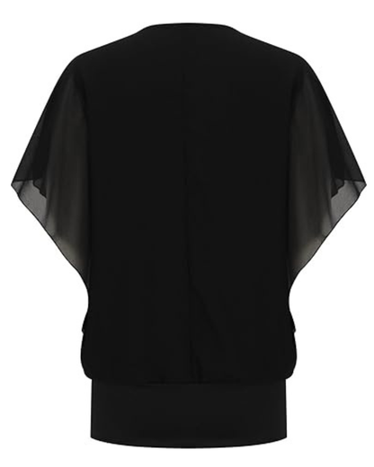 Blusa de Gaze com Fecho