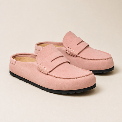 Mocassins em Camurça sem Calcanhar
