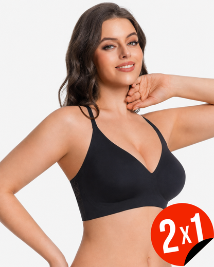 Sutiã com Suporte de Gel e Detalhe de Renda nas Costas (OFERTA 2X1)