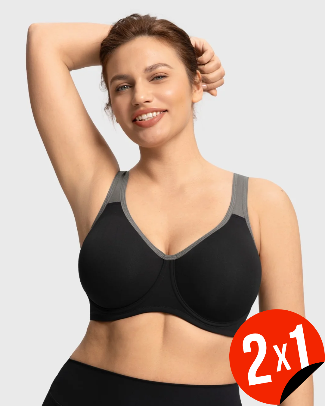 Soutien de Elevada Sustentação com Costas Reforçadas (OFERTA 2X1)