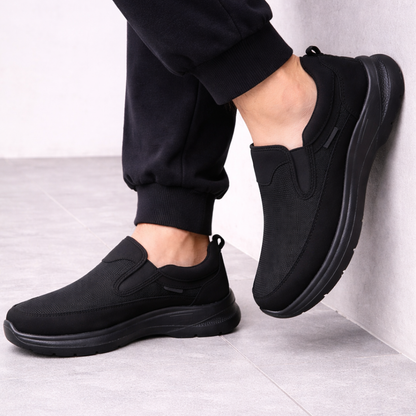 Sapatos ortopédicos confortáveis e antiderrapantes