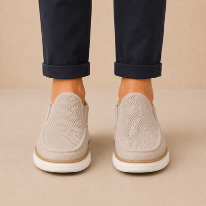 Mocassins Casuais de Malha para Homem