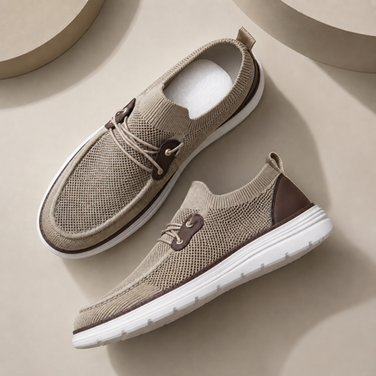Sapatos Casuais em Malha com Atacadores