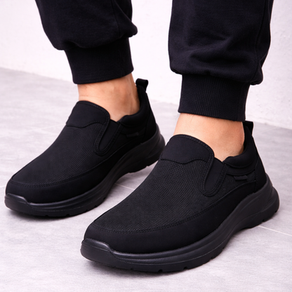 Sapatos ortopédicos confortáveis e antiderrapantes