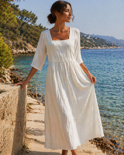 Vestido Casual de Linho