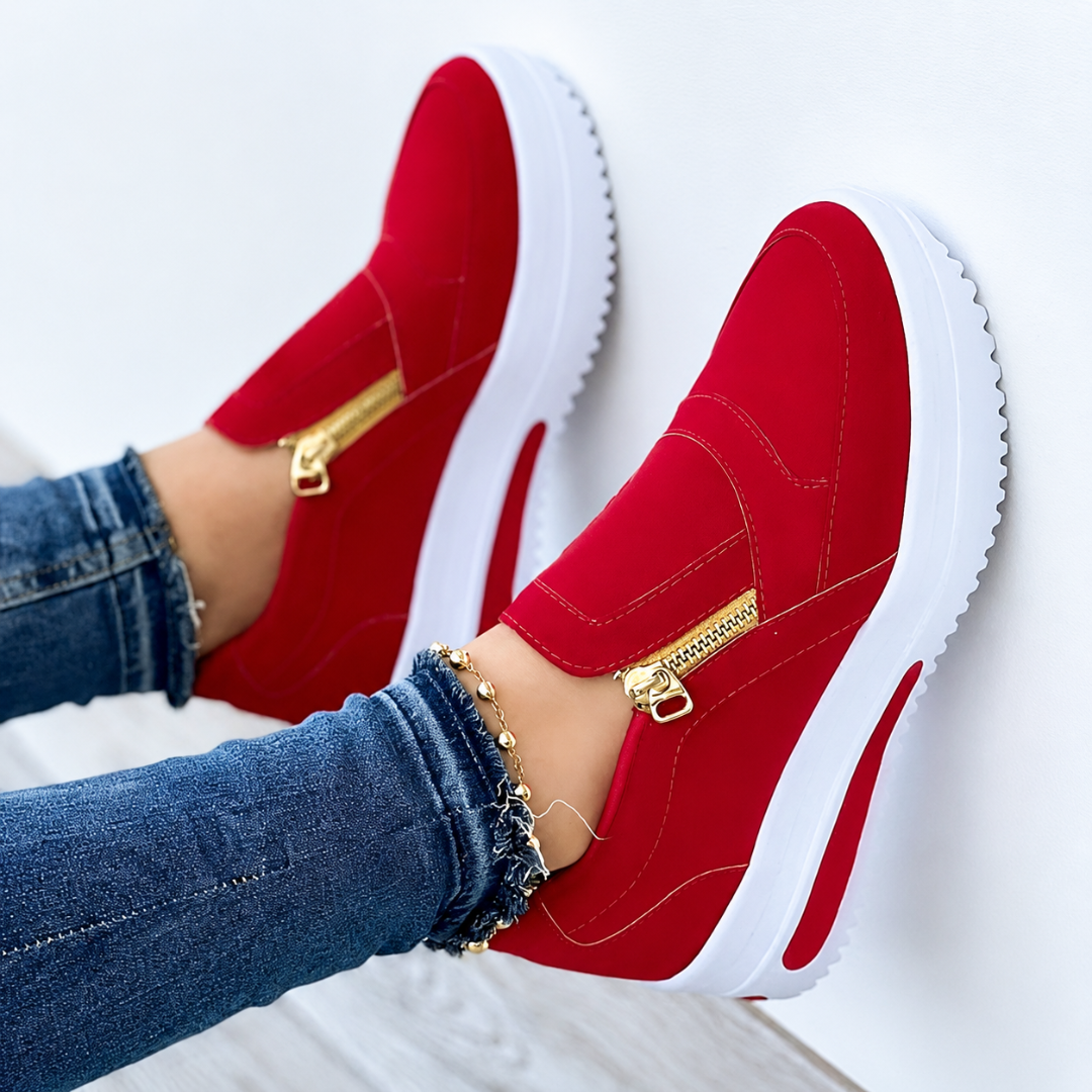 Sapatos com Fechos Laterais