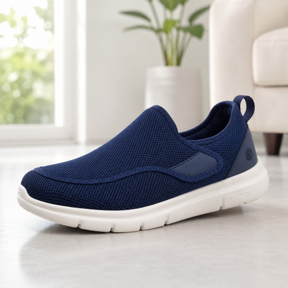 Sapatilhas Unissexo para Diabéticos Slip-On Transpiráveis para Pés Inchados