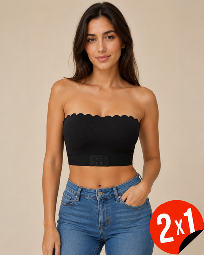 Soutien Sem Aros com Acabamento Ondulado (OFERTA 2X1)