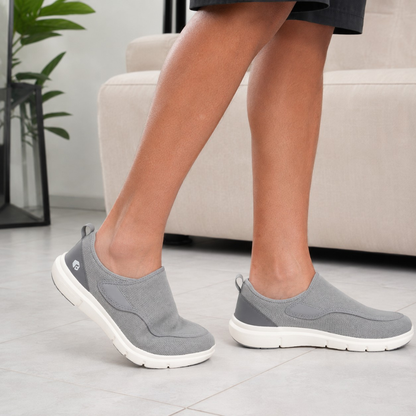 Sapatilhas Unissexo para Diabéticos Slip-On Transpiráveis para Pés Inchados