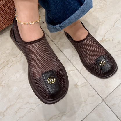 Tênis Slip-On de Rede Respirável