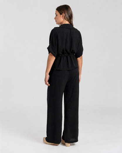 Conjunto elegante de duas peças