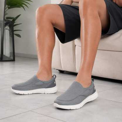 Sapatilhas Unissexo para Diabéticos Slip-On Transpiráveis para Pés Inchados