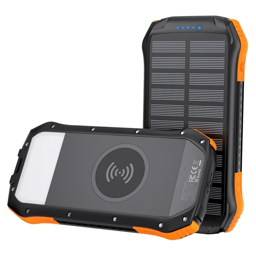 Power Bank Solar 10.000 mAh — energia extra para o teu telemóvel onde quer que estejas