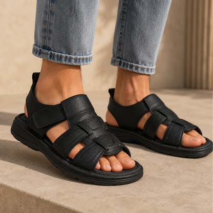 Sandálias para Homem com Tiras de Velcro