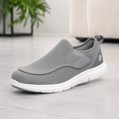 Sapatilhas Unissexo para Diabéticos Slip-On Transpiráveis para Pés Inchados