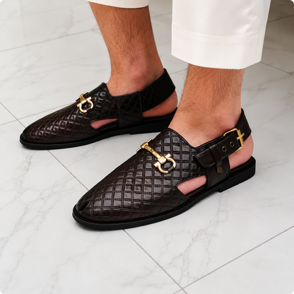 Mocassins de couro modernos com sola ergonómica