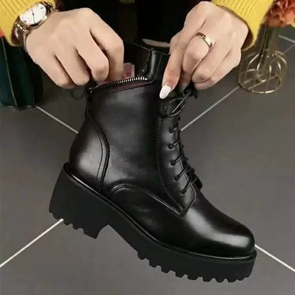 Botins em Pele Elegantes e Resistentes